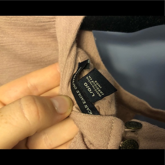 Pink American eagle blouse - Picture 3 of 3